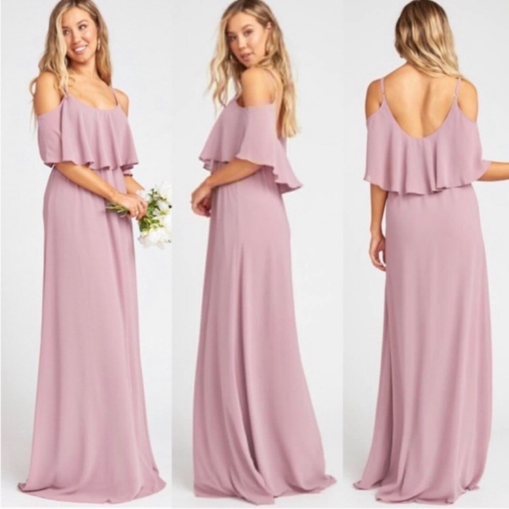 Caitlin Ruffle Maxi Dress